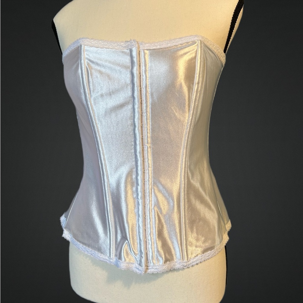 Roselle Adjustable Satin Bridal Bustier - Size L